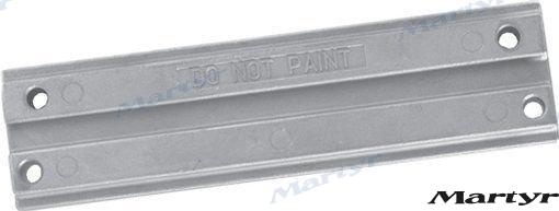 Aluminum anode OEM: Mercruiser: 43396A2, 8182981, 818298A1, 818298Q1, 818298T1, 97-8M0172259; OMC: 0509463