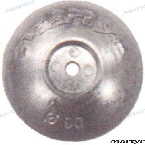 zinc rudder anode 140 mm