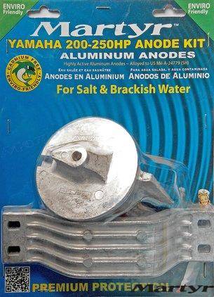 Aluminium anode kit for Yamaha 200-250HP Outboards