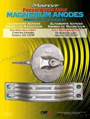 Magnesium anode kit for Yamaha 200-250HP Outboards