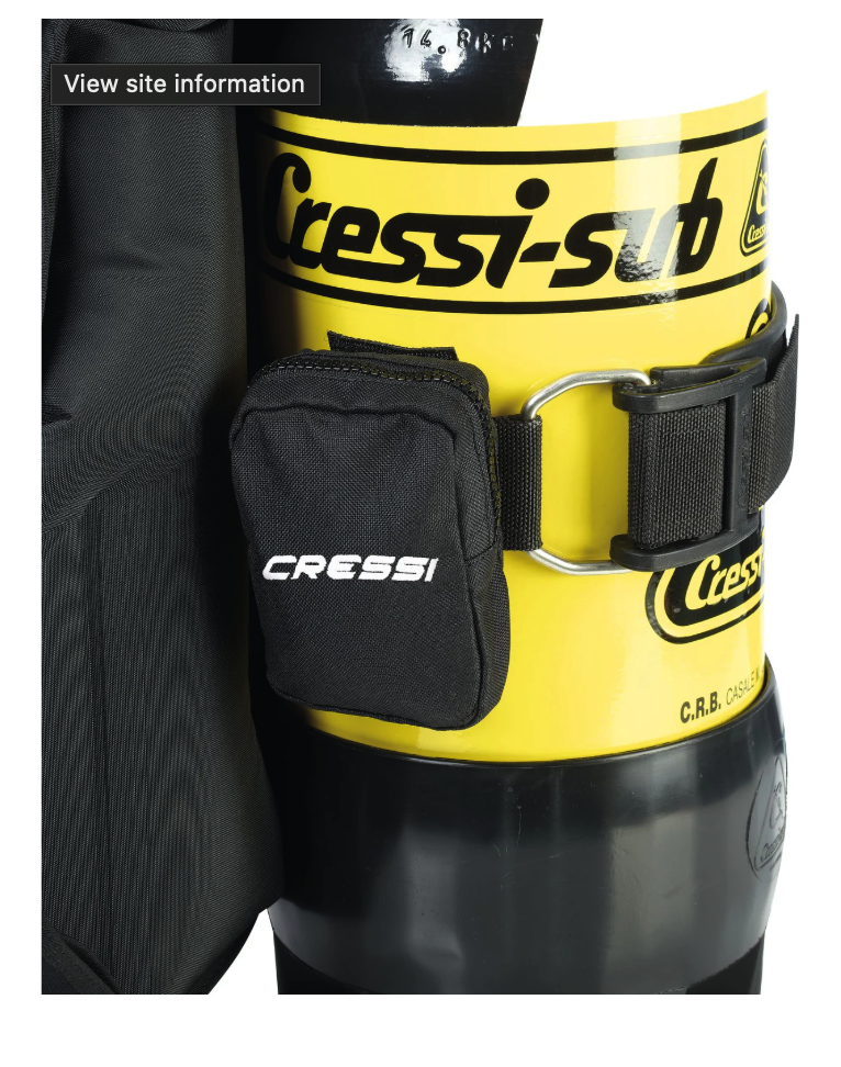 Cressi Aquawing plus BCD xs-xl 120N - черный с карманами для груза