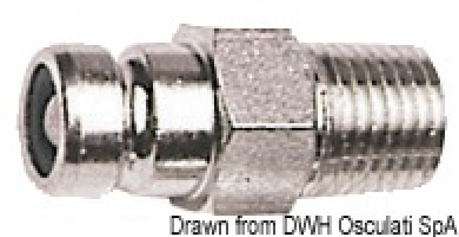 Fuel connector for Tohatsu fuel tanks - Thread 1/4″ NPT