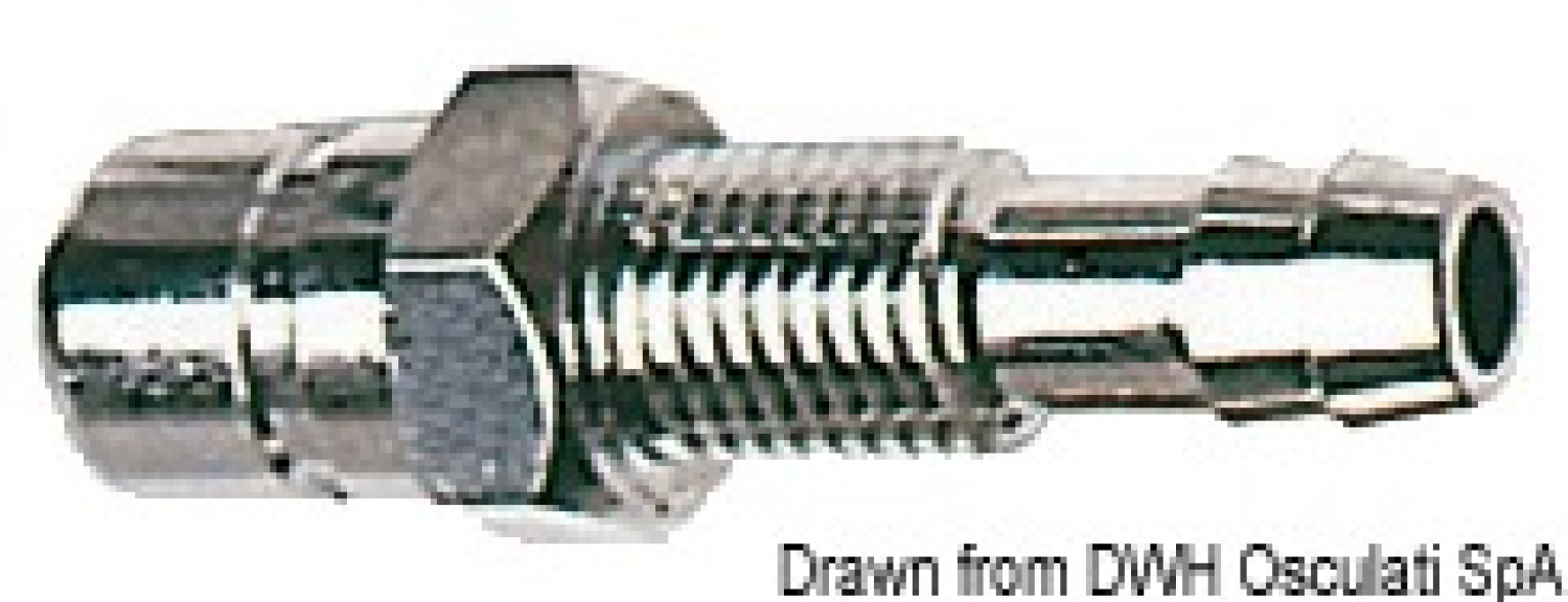 TOHATSU/NISSAN male connector 2T engine side Ø12,7-mm L14,5mm