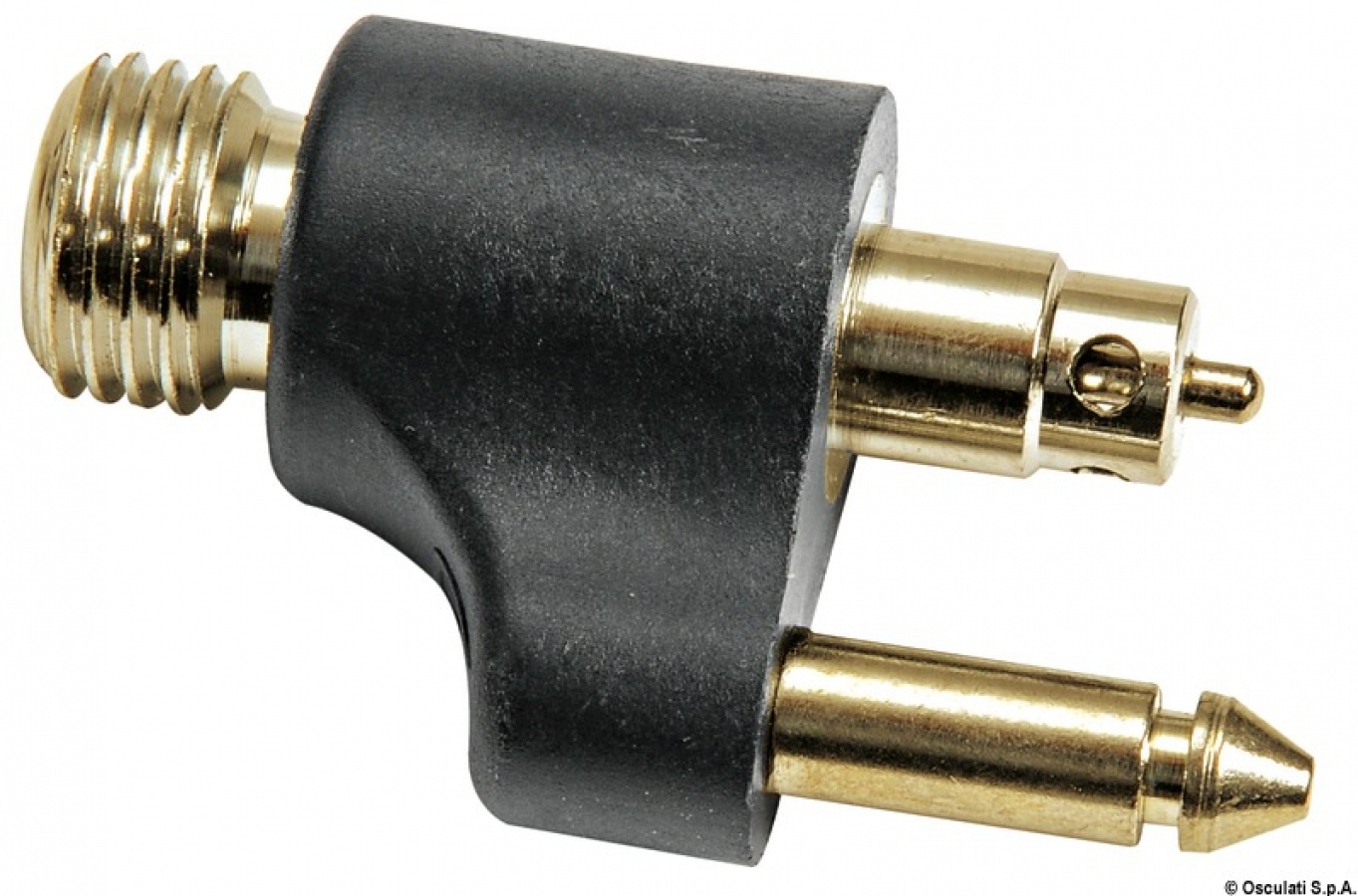 Yamaha male connector tank side 1/4"-18 NPSM Exit Ø8-мм