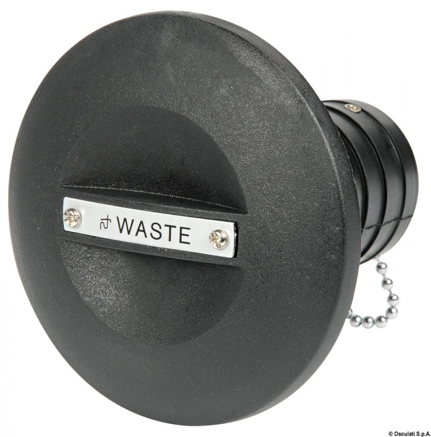 Fuel nylon deck filler Ø38 mm Label FUEL