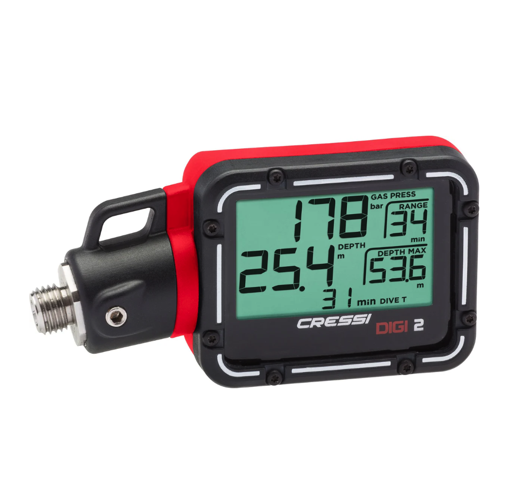 DIGI 2 console for diving- RED - replace your old school analog device