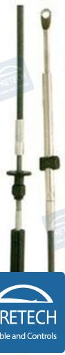 Engine control cable OMC, Johnson, Evinrude 11 ft