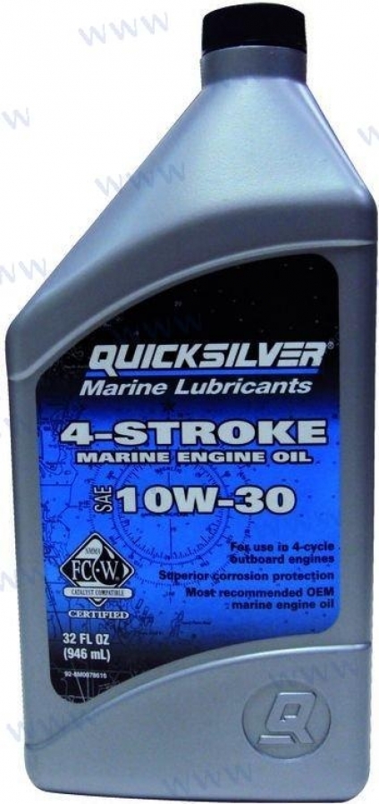 Oil 4-Stroke Quicksilver 10W30 FC-W