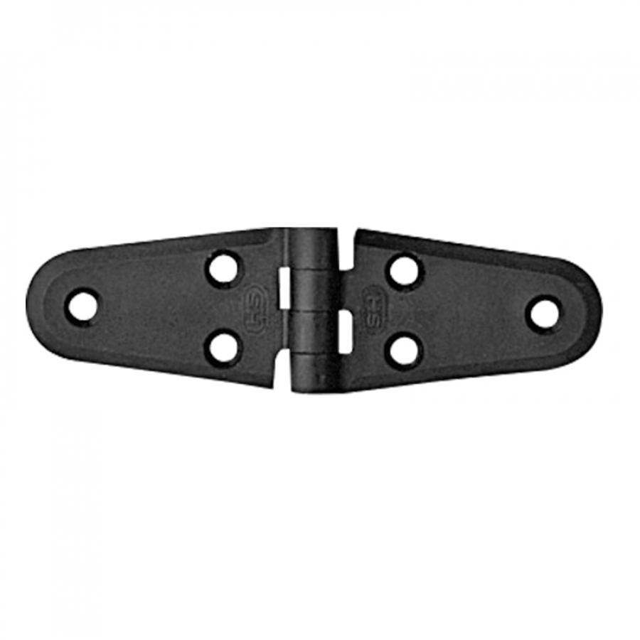 Hinge 100x40x4,5mm -WHITE 270° -Poliamide