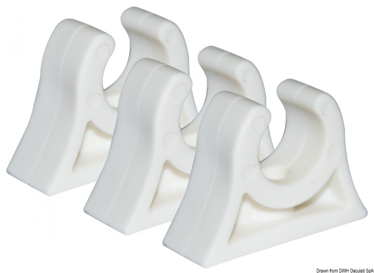Fixer for tube 19/20mm - white