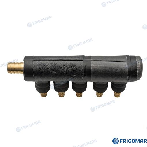 Frigomar Five Way Manifold Suction & Delivery