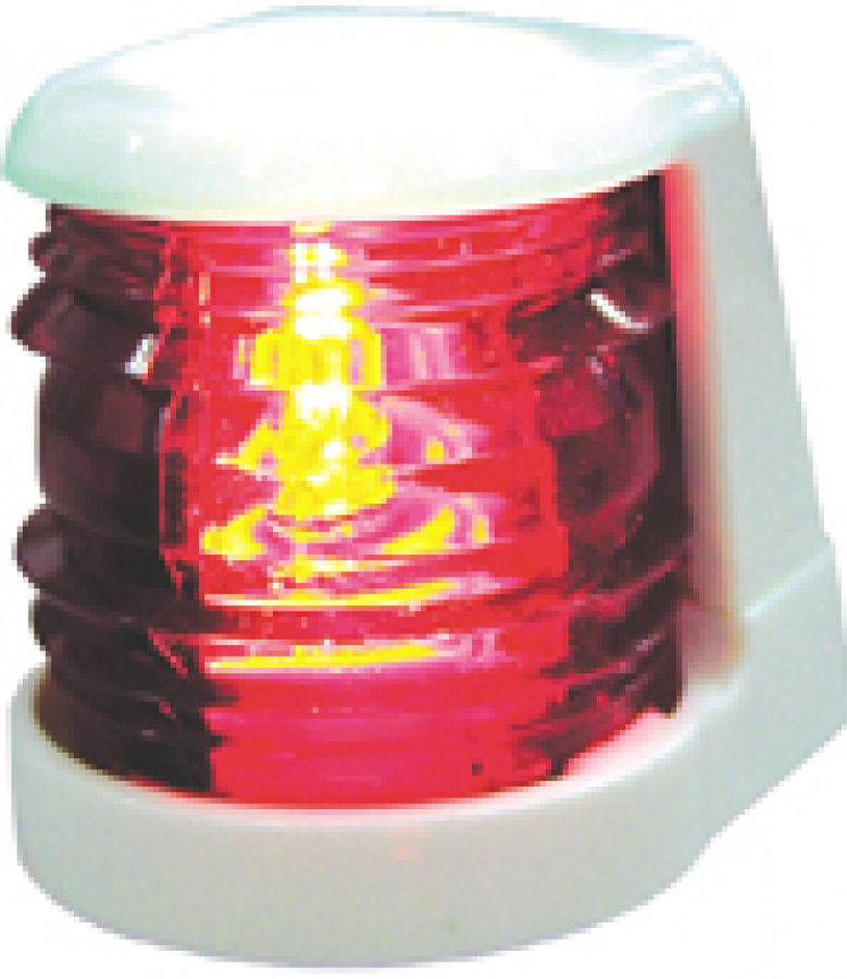Navigation light 112.5 red - black