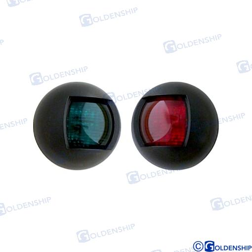 ПАРa ВЕРТИКАЛЬНЫЕ НАВ. ФАРЫ ЧЕРНЫЕ - LED 12V 42,8mA