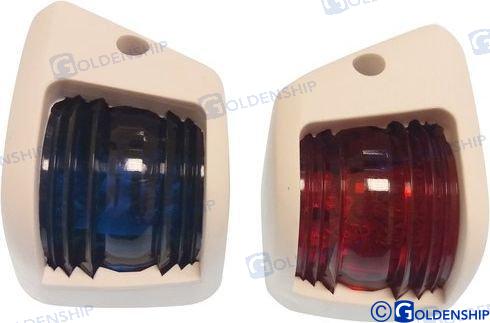 PAIR VERTICAL Navigation LIGHTS WHITE - LED 12V 65ma