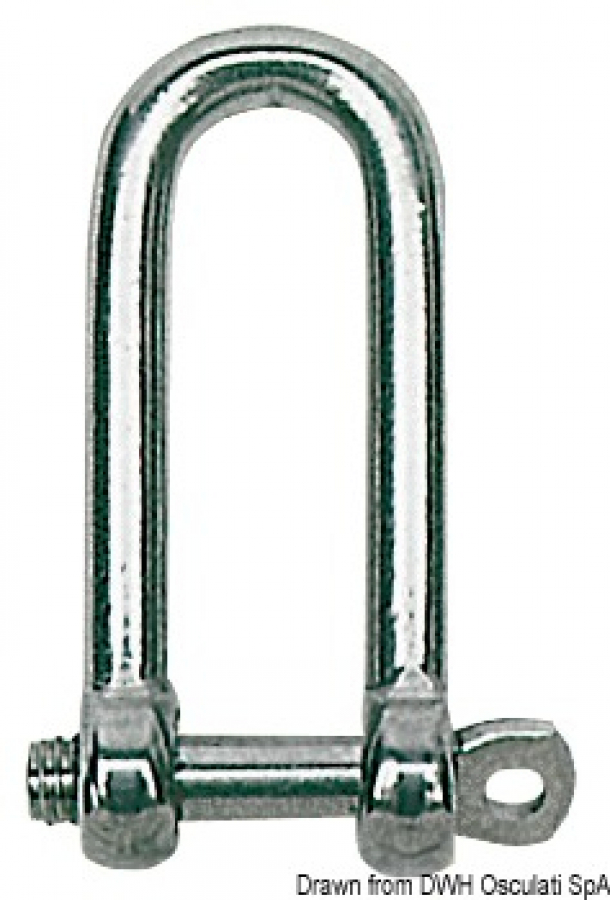 Long shekel AISI316 4mm