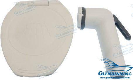 assy-small deck spray & cup white