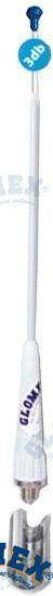 vhf - 3db - 900 mm - stainless steel without cable