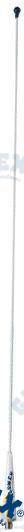 vhf antenna - 900 mm - steel rod +