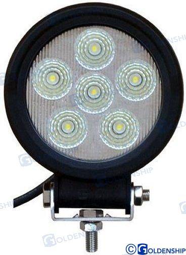 18w LED light bars flood beam black