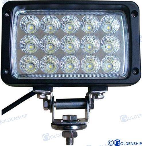 45w LED work light flood beam 316ss brac