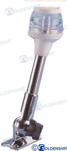 fold down all round light 9" white
