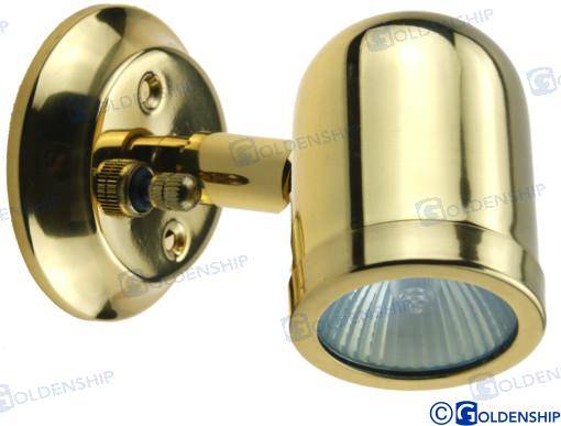 bulkhead light brass