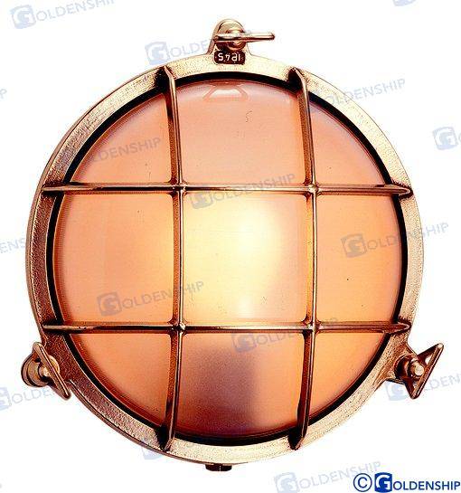 polished brass light 220v - 155 mm