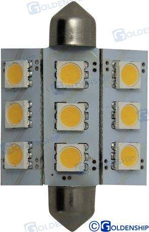 light bulb festoon 9LED 2w 10/30v