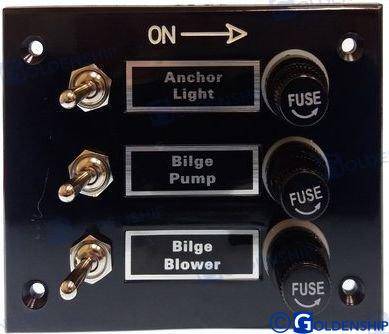 switch panel 3-gang