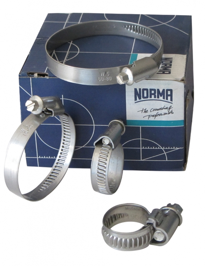 Stainless Steel Hose Clamp AISI 316 W5 12mm Ø35-50mm