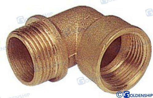 Brass elbow 90d 1 1/2"