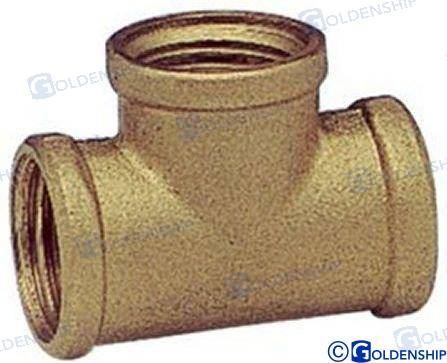 t brass joints h/h/h 3/4"