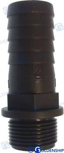 polypropylene male hose connector 3/4 hose 25mm