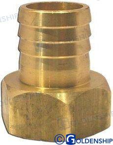 hose adapter female 1/2-16 (pack 2)