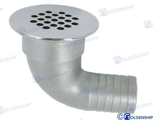 drain grate with barb adapter 1-1/4"