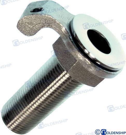 thru hull scupper 3/4 inox