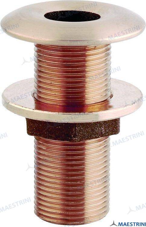 through hull outlet bronze 1/2"