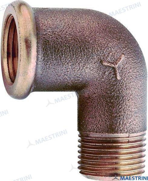 elbow m/f bronze 2 1/2"