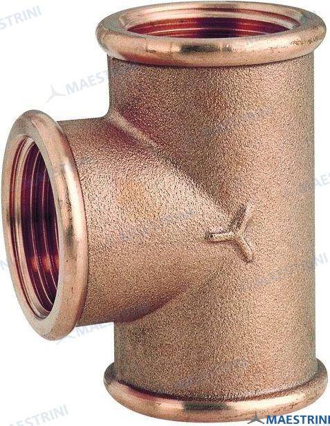 tee bronze 1 1/4"