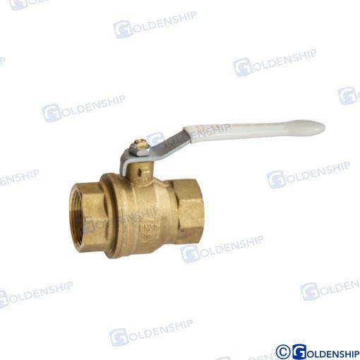 valve full bore 1/2'' f.f. brass cr
