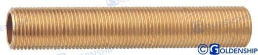 threaded bar 1m 1/2'' brass cr
