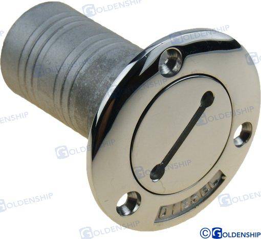 deck fill , Pipe d.50mm "fuel" AISI316