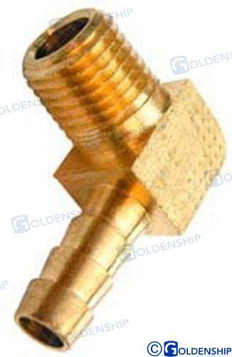 90d fuel elbow 3/8" x d.6mm (pack 2)