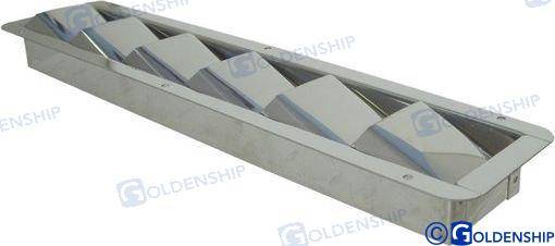 louver ventilator, ss. 325x76x27mm
