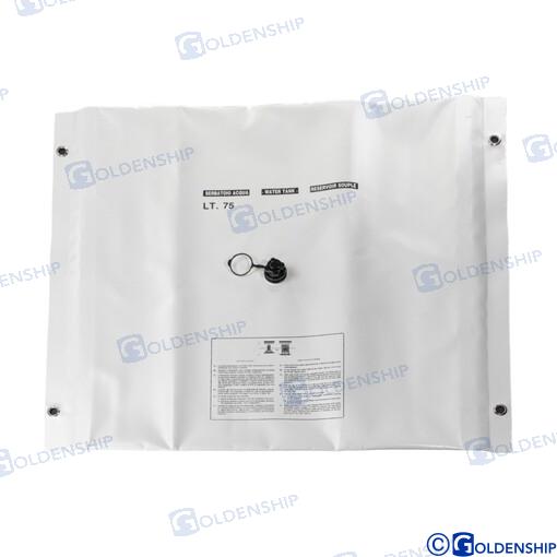 Sattler Rectangal Flexable Water Tank 75L 74x86cm