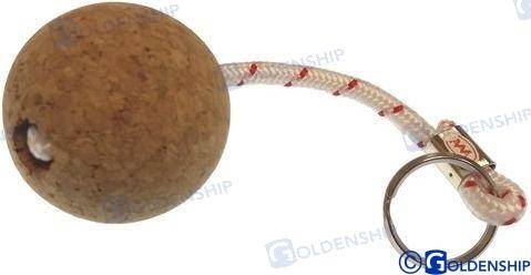 cork float key chain 53mm