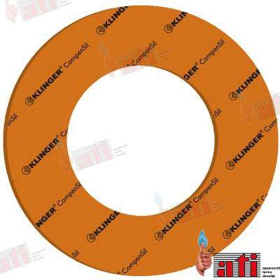 gasket red dia 55x42 mm - sp. 2