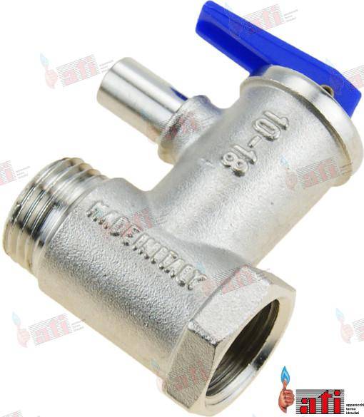 pressure relief blue - 1/2" - tar. 8 ± 0
