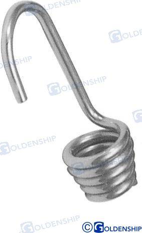stainless hook 6 mm (2pcs)