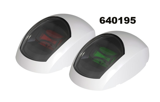 Navigation light SEAFLO LED Red/Green ABS White IP67 2nm 10-30V 2W